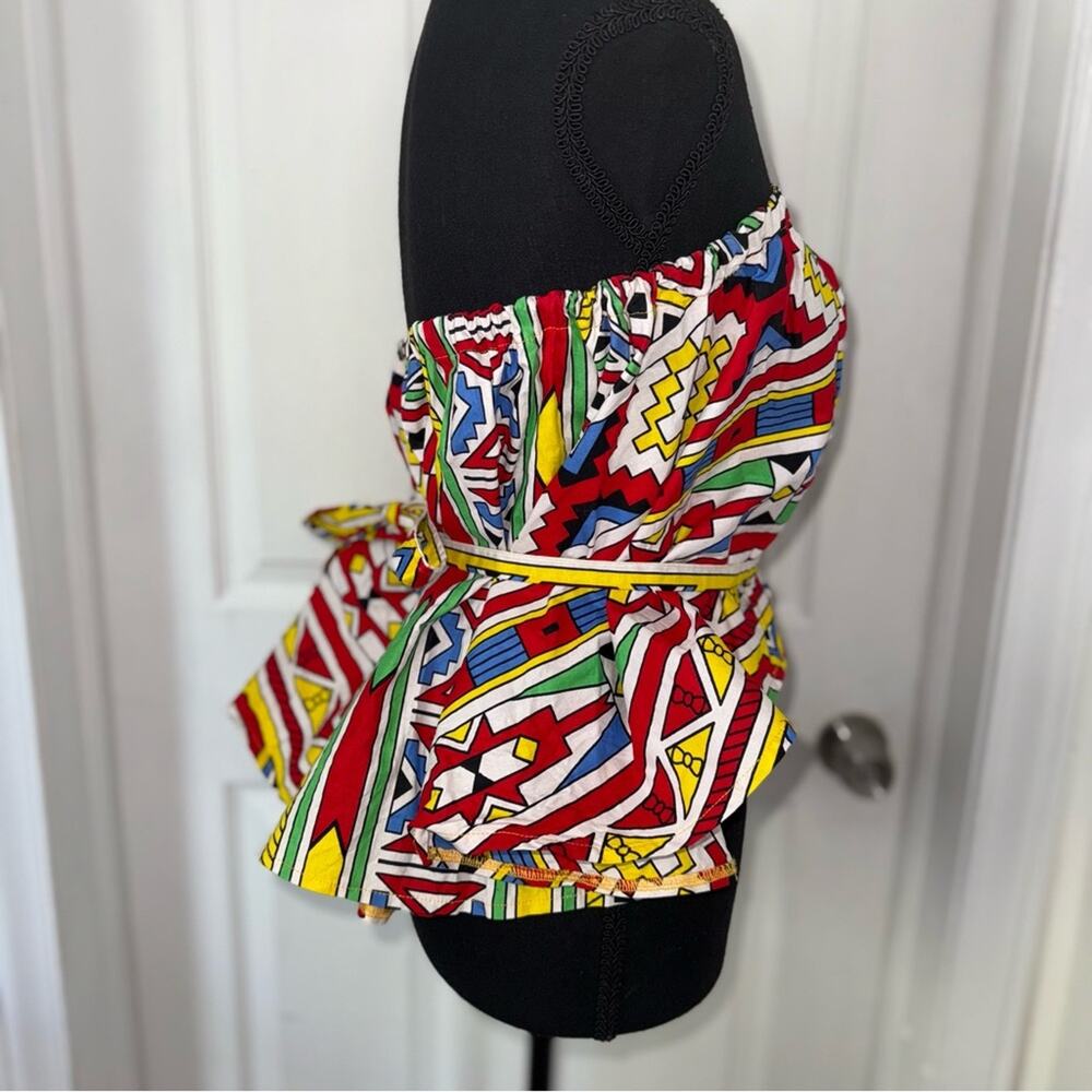 Multicolored Ankara Top - Picture 3 of 7
